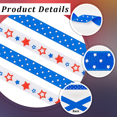2 рулон 2 стиля полиэстеровая лента на тему Дня независимости OCOR-GF0004-50B-1