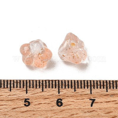 Прозрачные стеклянные бусины GLAA-D304-01F-1