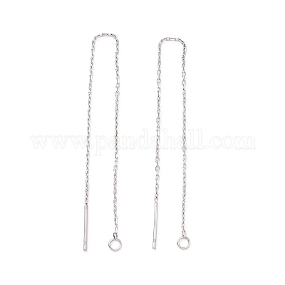 Фурнитура для сережек-гвоздиков из нержавеющей стали 304 STAS-E161-06P-1