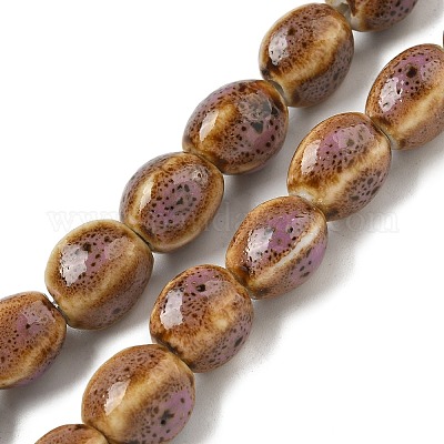 Фарфора ручной работы бисер нитей PORC-B002-14-1