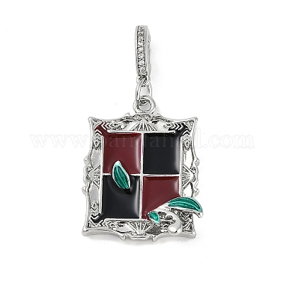 Латунь эмаль подвески KK-U043-12P-01-1