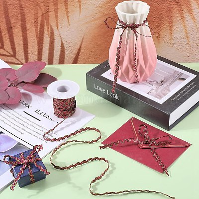 1 шт. блестящие волнистые полиэстеровые ленты OCOR-GF0003-01B-1