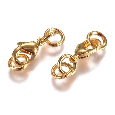 Стойки обшивки латунь когтя омара застежками X-KK-L191-04G-1