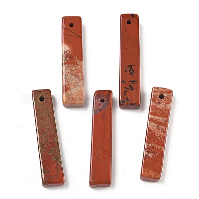 Природные красной яшмы подвески G-D350-03C-1