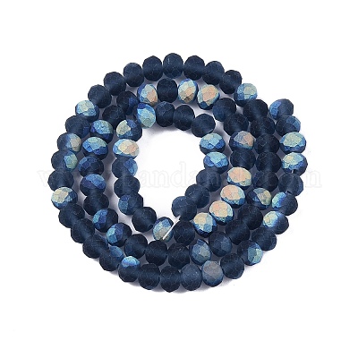 Прозрачные стеклянные бусины&nbsp;LS-EGLA-A044-T6mm-MB12-1