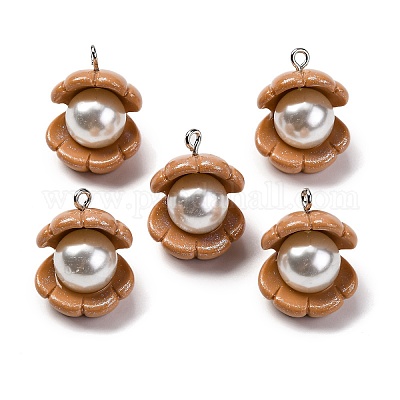 Подвески из непрозрачной смолы RESI-P043-01P-06-1