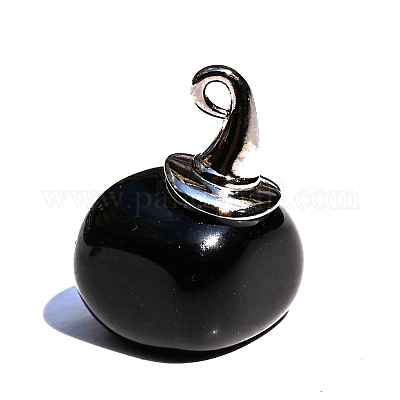 Природные подвески обсидиана PW-WG32845-17-1