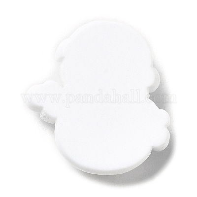 Кабошоны из непрозрачной смолы с рождественской тематикой X-RESI-E043-01G-1