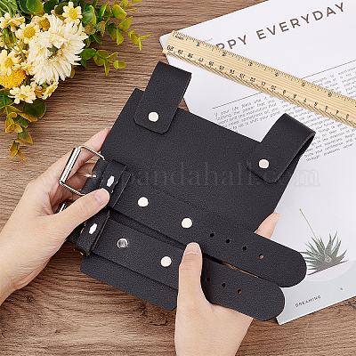 Крышка лезвия кинжала из искусственной кожи AJEW-WH0291-21B-1