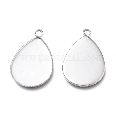 Устойчивые к потускнению кабошоны из нержавеющей стали 304 для модных ювелирных изделий STAS-M283-02P-1