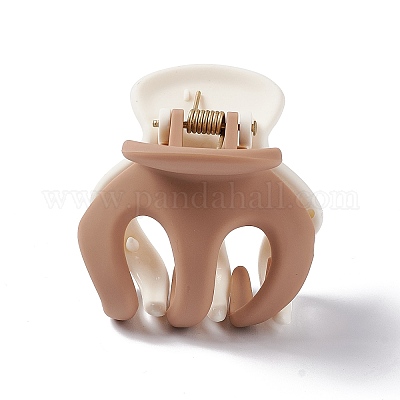 Двухцветные пластиковые заколки для волос с когтями PHAR-F015-01D-1