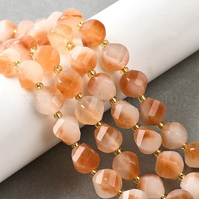 Нити бусин из натурального кварца окрашенные G-U023-A02-18-1