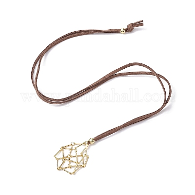 Ожерелья в виде клетки с кристаллами NJEW-JN04586-03-1