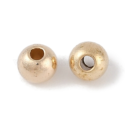 Пластиковые круглые бусины ccb&nbsp;ALUM-U001-08B-03-1