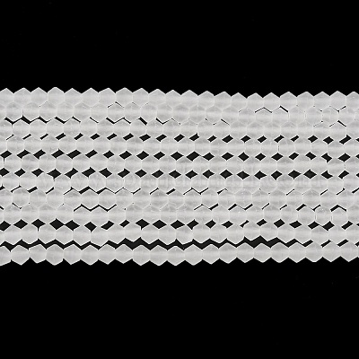 Имитировать нити бус из матового стекла из австрийского хрусталя GLAA-F029-TM2mm-B13-1