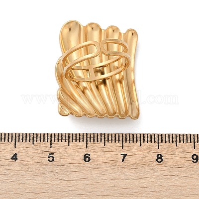 Кольца-манжеты из нержавеющей стали 304 RJEW-D306-10G-1