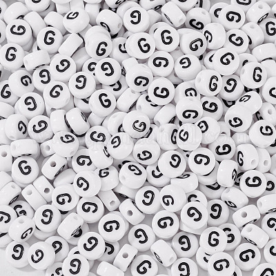 500шт акриловые бусины&nbsp;SACR-TA0001-55G-1