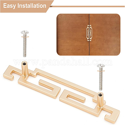 Дверные ручки шкафа из цинкового сплава FIND-WH0097-18G-1