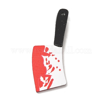 Непрозрачные акриловые подвески с принтом на Хэллоуин MACR-K330-42A-1-1