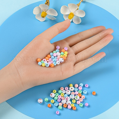 Wholesale DIY Round Letter Beads Bracelet Making Kit 