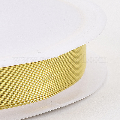 Круглая медная проволока для ювелирных изделий&nbsp;CWIR-Q006-0.2mm-G-1