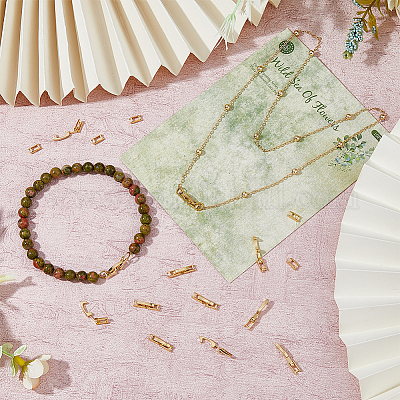 12 шт. экологически чистые латунные застежки для часового ремешка KK-FH0007-19-1