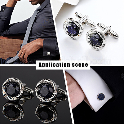 10 шт. запонки из нержавеющей стали 304 STAS-AR0001-48-1