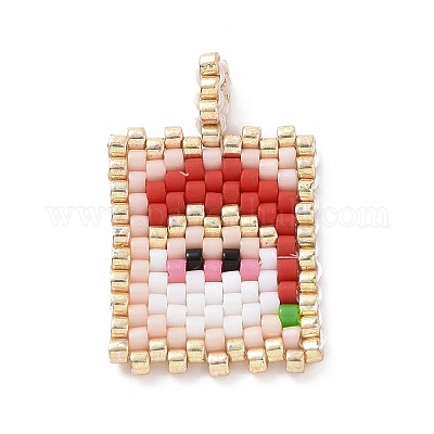 Рождественская тема ручной работы Миюки японский семенной ткацкий станок узор бисер PALLOY-MZ00060-04-1