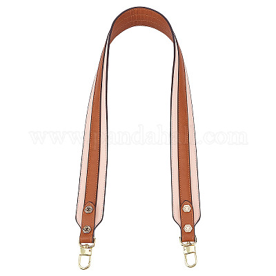 WADORN Genuine Leather Handbag Strap, 98cm Colorful Leather Purse Strap  Replacement Wide Shoulder Strap Bucket Bag Handle for Wallet Tote Bag