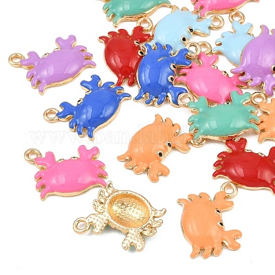 Подвески из эмали и сплава&nbsp;ENAM-I085-01G-1