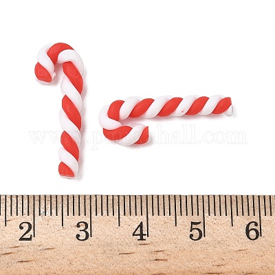 Рождественские бусины из полимерной глины ручной работы CLAY-P005-03A-02-1