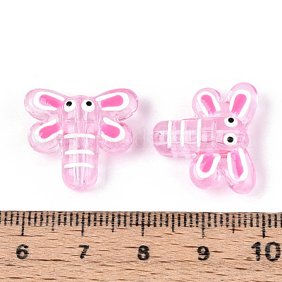 Эмалевые бусины ручной работы в технике лэмпворк LAMP-T023-26I-1