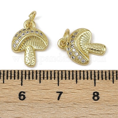 Латунные микро проложить кубического циркония подвески KK-I358-060C-G-1