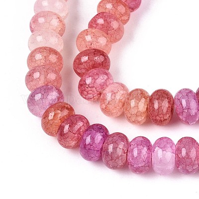 Стеклянные бусины GLAA-N059-5x8mm-24-1