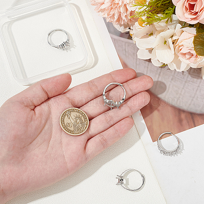 4 шт. 4 регулируемых кольца из латуни KK-WR0001-15-1