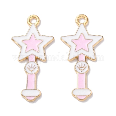 Подвески из эмали и сплава ENAM-O001-11B-G-1