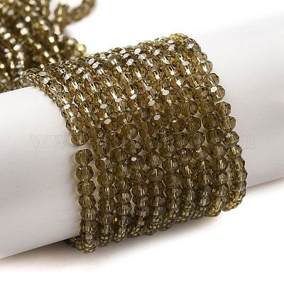 Прозрачные стеклянные бусины EGLA-A035-T3mm-D16-1