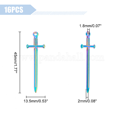 16 шт. подвески из нержавеющей стали 304 STAS-UN0042-58-1