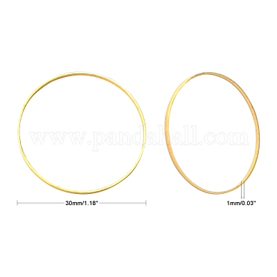 Латунные соединительные колечки X-EC18730MM-G-1