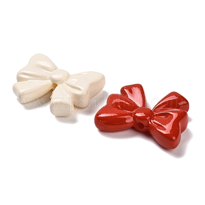 Непрозрачные акриловые бусины OACR-P030-03A-M-1