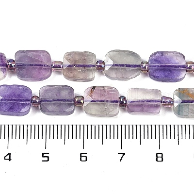 Природных красочные флюорита бисер нитей G-G182-E01-01-1