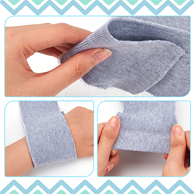 Ребристая ткань из полиэстера для манжет FIND-WH0032-59C-1