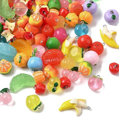 Подвески из непрозрачной смолы RESI-Z038-03P-1