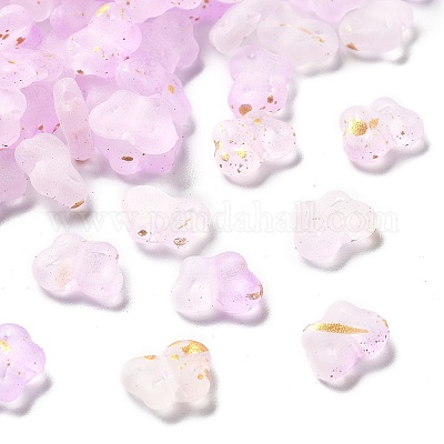 Прозрачные акриловые бусины градиентного цвета OACR-M023-05E-1