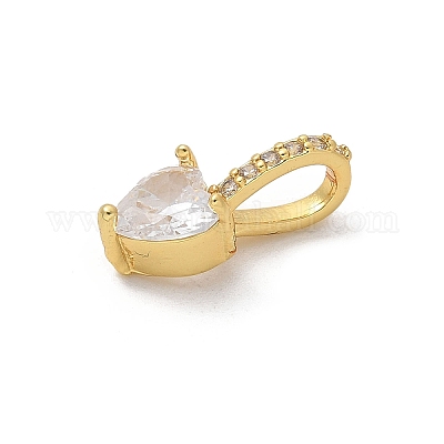 Латунные микро проложить кубического циркония подвески KK-U050-13G-02-1