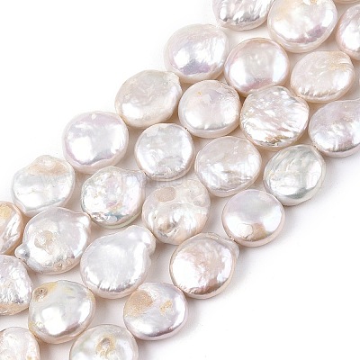 Природные Кеши жемчуг пряди PEAR-S018-02J-1