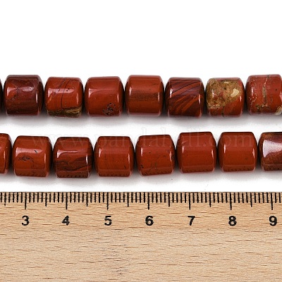 Натуральные красные яшмы бусы пряди G-G275-D08-10x10mm-1