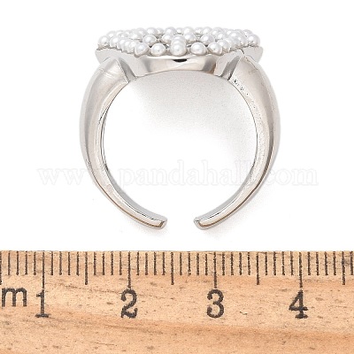 Кольца-манжеты из латуни с эмалью для женщин RJEW-B117-02P-1