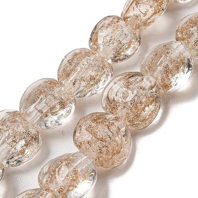 Ручной золотой песок бусины бисер нитей LAMP-L079-04E-1