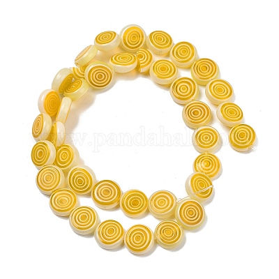 Бусы лэмпворк ручной работы LK-R004-49C-1